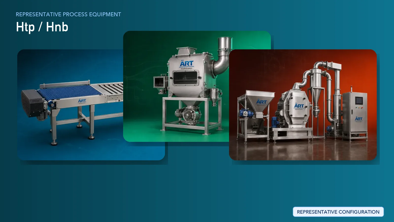 Representative Htp / Hnb process equipment by ART Mechatronics