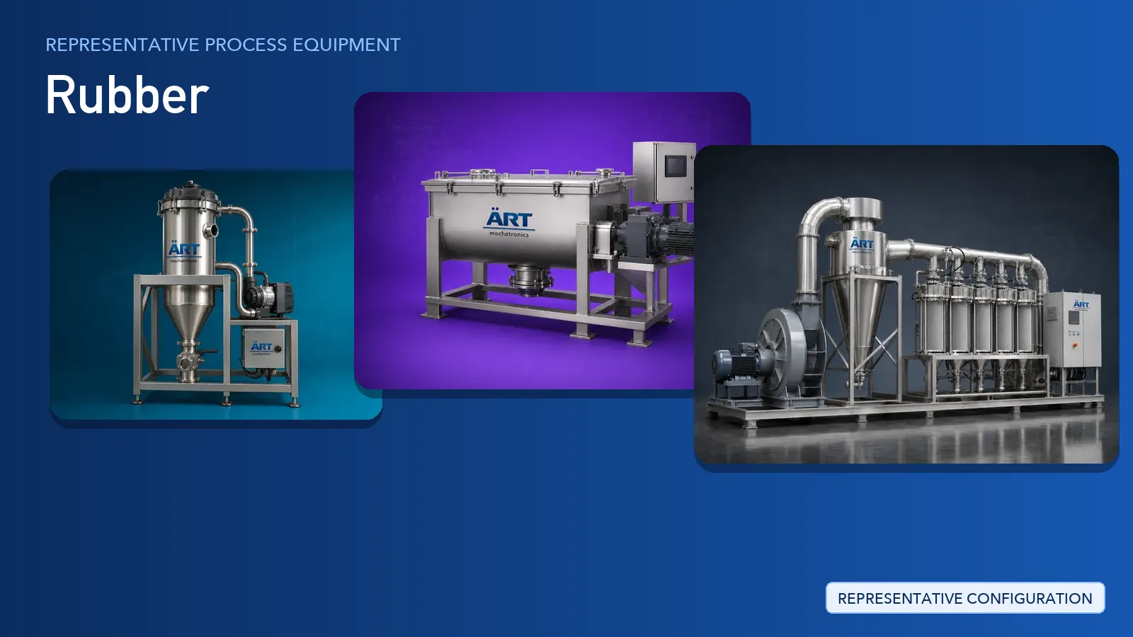 Representative O-Ring Processing Plant & Machinery Solutions process equipment by ART Mechatronics