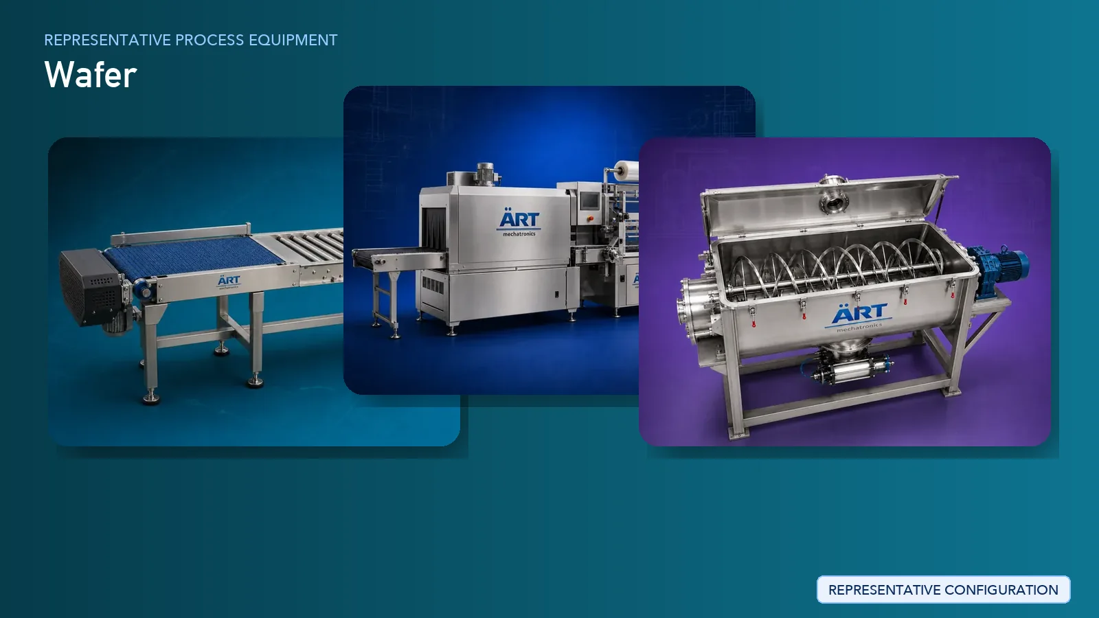 Representative Wafer process equipment by ART Mechatronics
