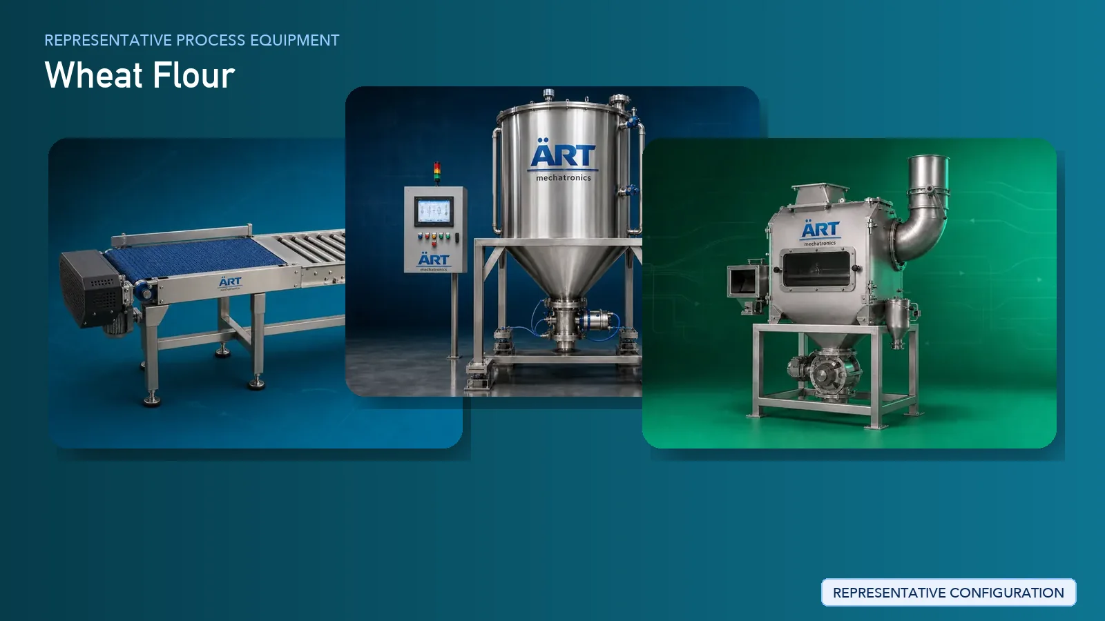 Representative Wheat Flour process equipment by ART Mechatronics