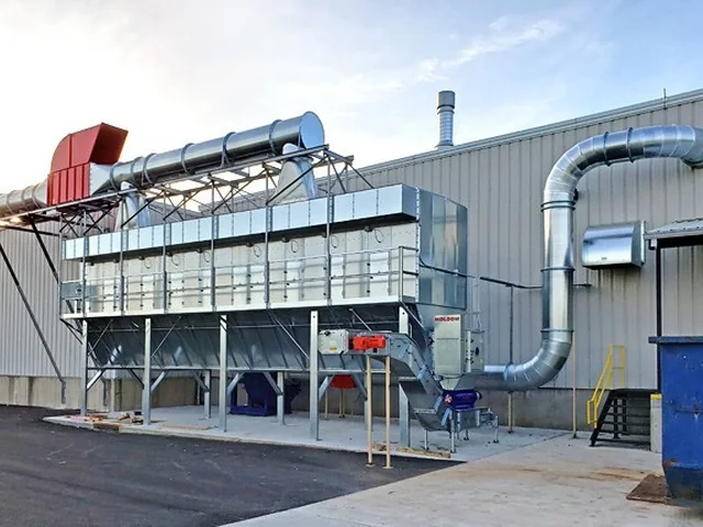 ART roof-mounted dust collection system installed in Bangladesh