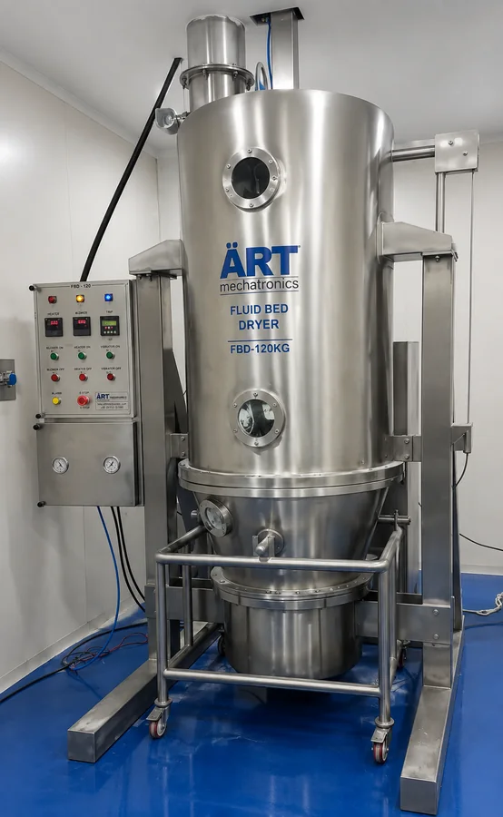 ART fluid bed dryer machine installed in Thailand