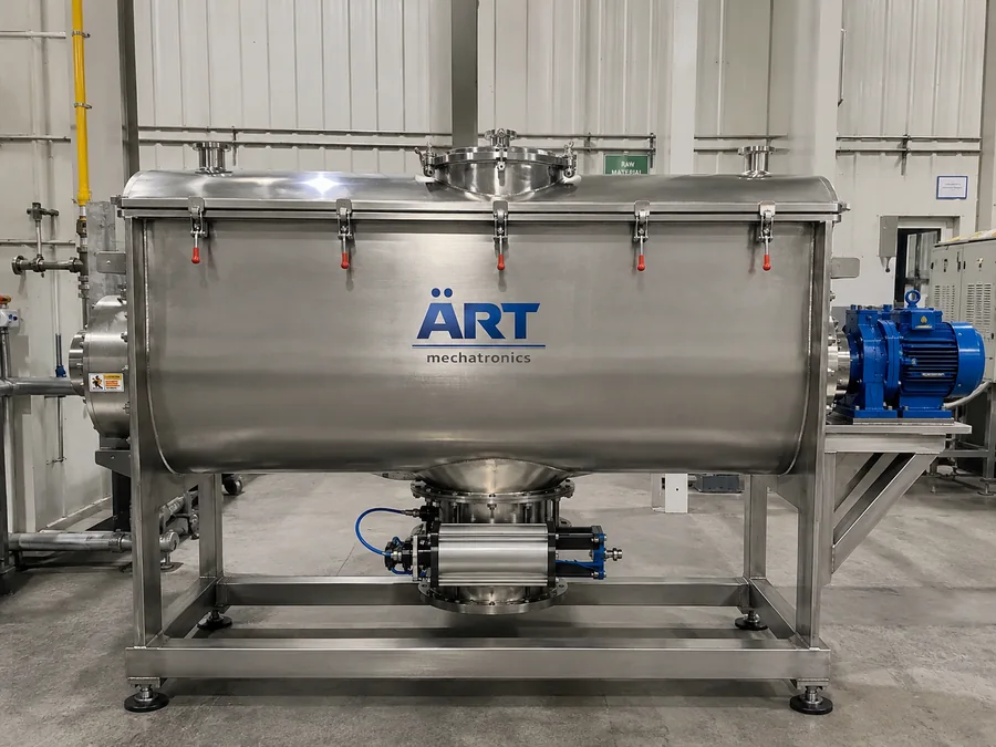 ART ribbon blender machine installed in India